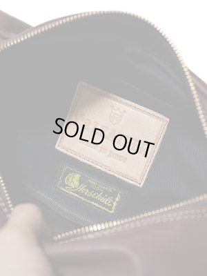 画像9: 【 限定モデル 】 【 Y'2 LEATHER（ワイツーレザー） 】　ホースハイドウエストバッグ　HORSE HIDE WAIST BAG [ HV HORSE CHERRY ] [ 馬革 ]