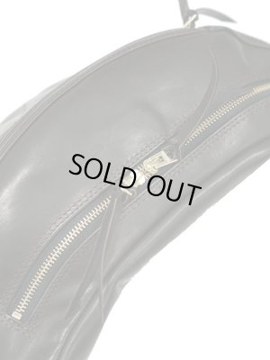 画像5: 【 限定モデル 】 【 Y'2 LEATHER（ワイツーレザー） 】　ホースハイドウエストバッグ　HORSE HIDE WAIST BAG [ COLLAGE HORSE BLACK ] [ 馬革 ]