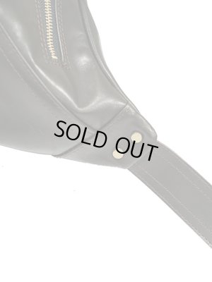 画像7: 【 限定モデル 】 【 Y'2 LEATHER（ワイツーレザー） 】　ホースハイドウエストバッグ　HORSE HIDE WAIST BAG [ COLLAGE HORSE BLACK ] [ 馬革 ]