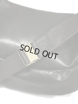 画像8: 【 限定モデル 】 【 Y'2 LEATHER（ワイツーレザー） 】　ホースハイドウエストバッグ　HORSE HIDE WAIST BAG [ COLLAGE HORSE BLACK ] [ 馬革 ]