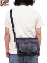 【 Y'2 LEATHER（ワイツーレザー） 】　インディゴホースメールバッグ [ SMALL ] HORSE HIDE MAIL BAG　[ INDIGO HORSE ] [ 馬革 ] 
