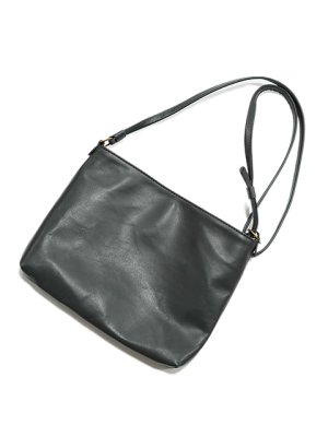 画像2: 【 Y'2 LEATHER（ワイツーレザー） 】　ホースハイドサコッシュ [ Natural Scar Horse ] [ 馬革 ] [ GRAY ] 【 メール便可 】