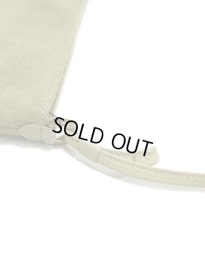 画像3: 【 Y'2 LEATHER（ワイツーレザー） 】　ホースハイドサコッシュ [ Natural Scar Horse Roughout ] [ 馬革 ] [ KHAKI ] 【 メール便可 】