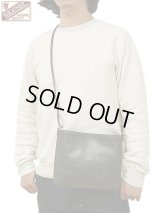 【 メール便可 】 【 Y'2 LEATHER（ワイツーレザー） 】　ホースハイドサコッシュ [ Natural Scar Horse ] [ 馬革 ] [ OLIVE ]