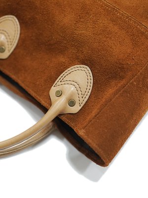 画像3: 【 Y'2 LEATHER（ワイツーレザー） 】　ステアラフアウトトートバッグ [ Steer Roughout (牛革) ] [ CAMEL ]