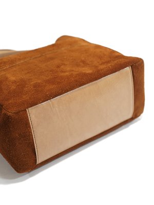 画像4: 【 Y'2 LEATHER（ワイツーレザー） 】　ステアラフアウトトートバッグ [ Steer Roughout (牛革) ] [ CAMEL ]