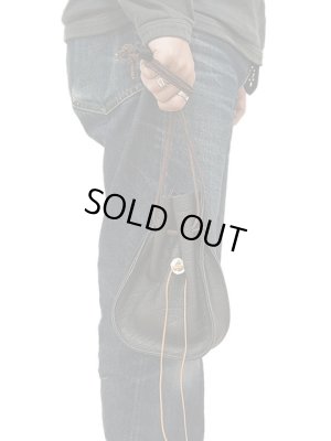 画像2: 【 KC'S（ケーシーズ） 】　Loosely Pouch　[ AMERICAN BISON（アメリカンバイソン革） ] [ BLACK ] 【 メール便可 】