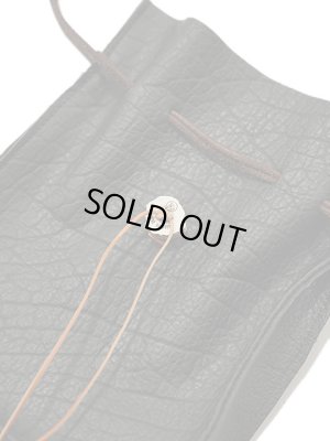 画像3: 【 KC'S（ケーシーズ） 】　Loosely Pouch　[ AMERICAN BISON（アメリカンバイソン革） ] [ BLACK ] 【 メール便可 】