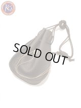 【 KC'S（ケーシーズ） 】　Loosely Pouch　[ AMERICAN BISON（アメリカンバイソン革） ] [ BROWN ] 【 メール便可 】