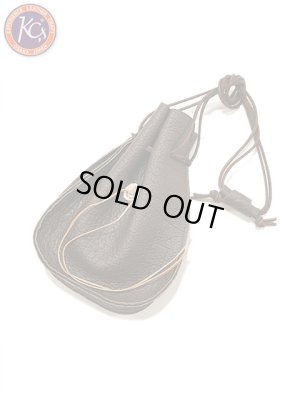 画像1: 【 KC'S（ケーシーズ） 】　Loosely Pouch　[ AMERICAN BISON（アメリカンバイソン革） ] [ BROWN ] 【 メール便可 】