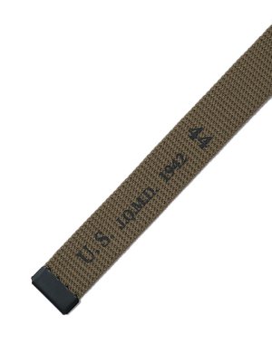 画像5: 【 メール便可 】 【 BUZZ RICKSON'S（バズリクソンズ） 】　トラウザース・ベルト [ BELT, WEB, WAIST, EM M-1937 ] [ Khaki ]