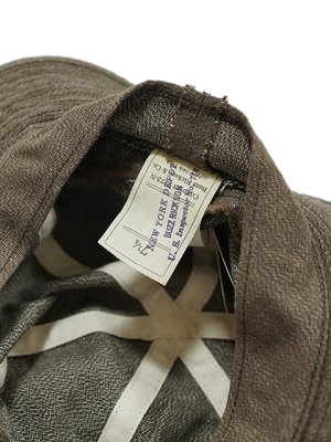 画像5: 【 BUZZ RICKSON'S（バズリクソンズ） 】 ブラウンデニムワークハット [ HAT, WORKING, BROWN DENIM ]  【 メール便可 】 