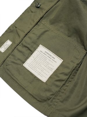 画像9: 【 BUZZ RICKSON'S（バズリクソンズ） 】　ジャングルファティーグジャケット　[ COAT, MAN'S COMBAT TROPICAL ]