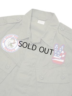 画像3: 【 BUZZ RICKSON'S×PEANUTS（バズリクソンズ×ピーナッツ） 】　COAT MAN'S COMBAT TROPICAL　[ SNOOPY PATCH ]