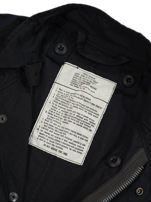 画像12: 【 BUZZ RICKSON'S × William Gibson（バズリクソンズ×ウィリアムギブソン） 】 Type BLACK HOOD, EXTREME COLD WEATHER M-65 (NO HOOD) [ BLACK ]