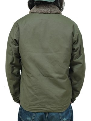 画像2: 【 BUZZ RICKSON'S（バズリクソンズ） 】 Type N-1  [ COTTON SATIN VERSION ] [ OLIVE ]