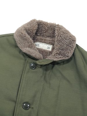 画像3: 【 BUZZ RICKSON'S（バズリクソンズ） 】 Type N-1  [ COTTON SATIN VERSION ] [ OLIVE ]