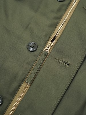 画像8: 【 BUZZ RICKSON'S（バズリクソンズ） 】 Type N-1  [ COTTON SATIN VERSION ] [ OLIVE ]