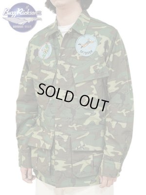 画像1: 【 BUZZ RICKSON'S（バズリクソンズ） 】　COAT, MAN'S, CAMOUFLAGE, COTTON, WIND, RESISTANT, POPLIN, CLASS 2 [ MEDICS USAF ]