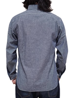 画像2: 【 BUZZ RICKSON'S（バズリクソンズ） 】　BLUE CHAMBRAY WORK SHIRT　[ BLUE ]