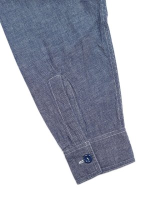 画像5: 【 BUZZ RICKSON'S（バズリクソンズ） 】　BLUE CHAMBRAY WORK SHIRT　[ BLUE ]