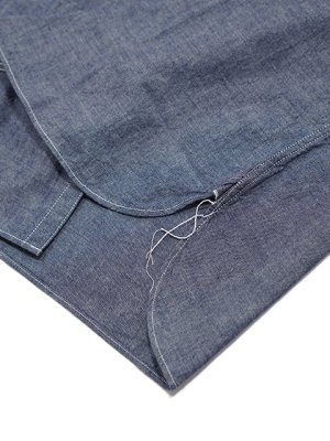 画像6: 【 BUZZ RICKSON'S（バズリクソンズ） 】　BLUE CHAMBRAY WORK SHIRT　[ BLUE ]