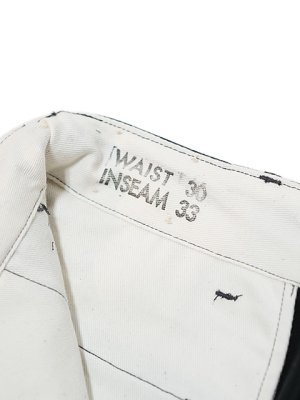 画像10: 【 BUZZ RICKSON'S × William Gibson（バズリクソンズ×ウィリアムギブソン） 】 チノパン [ EARLY MILITARY CHINOS 1942 MODEL ] [ BLACK ]