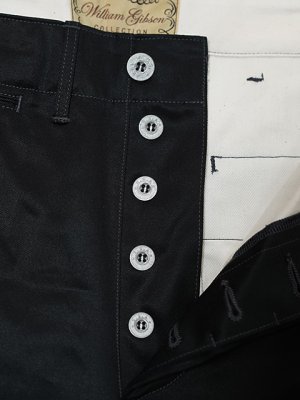 画像5: 【 BUZZ RICKSON'S × William Gibson（バズリクソンズ×ウィリアムギブソン） 】 チノパン [ EARLY MILITARY CHINOS 1942 MODEL ] [ BLACK ]