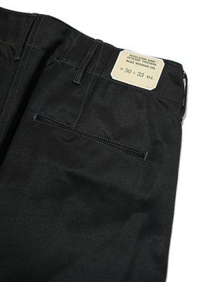 画像9: 【 BUZZ RICKSON'S × William Gibson（バズリクソンズ×ウィリアムギブソン） 】 チノパン [ EARLY MILITARY CHINOS 1942 MODEL ] [ BLACK ]