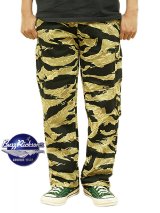 【 BUZZ RICKSON'S（バズリクソンズ） 】 GOLD TIGER STRIPE TROUSERS [ CARGO SHORTS ] [ BLACK ]