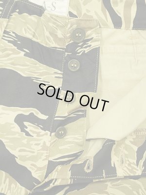 画像5: 【 BUZZ RICKSON'S（バズリクソンズ） 】 GOLD TIGER STRIPE TROUSERS [ CARGO SHORTS ] [ BLACK ]