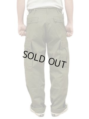 画像2: 【 BUZZ RICKSON'S（バズリクソンズ） 】 カーゴパンツ [ TROUSERS, MEN'S, COTTON WIND RESISTANT POPLIN, OLIVE GREEN, ARMY SHADE 107 ] [ SHORT LENGTH ]