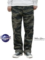 【 BUZZ RICKSON'S × William Gibson（バズリクソンズ×ウィリアムギブソン） 】 BLACK TIGER PATTERN TROUSERS OVER DYE [ CARGO PANTS ] [ BLACK ]