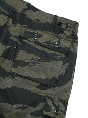 画像10: 【 BUZZ RICKSON'S × William Gibson（バズリクソンズ×ウィリアムギブソン） 】 BLACK TIGER PATTERN TROUSERS OVER DYE [ CARGO PANTS ] [ BLACK ]