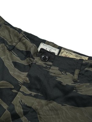 画像3: 【 BUZZ RICKSON'S × William Gibson（バズリクソンズ×ウィリアムギブソン） 】 BLACK TIGER PATTERN TROUSERS OVER DYE [ CARGO PANTS ] [ BLACK ]
