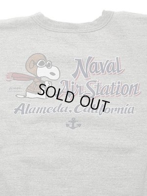 画像6: 【 BUZZ RICKSON'S×PEANUTS（バズリクソンズ×ピーナッツ） 】 スヌーピーセットインクルースウェット SNOOPY SET-IN CREW SWEAT [ NAVAL AIR STATION ]