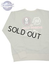【 BUZZ RICKSON'S（バズリクソンズ） 】 セットインクルースウェット SET-IN CREW SWEAT [ 90th BOMB.GROUP JOLLY ROGERS ]
