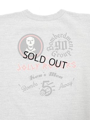 画像6: 【 BUZZ RICKSON'S（バズリクソンズ） 】 セットインクルースウェット SET-IN CREW SWEAT [ 90th BOMB.GROUP JOLLY ROGERS ]