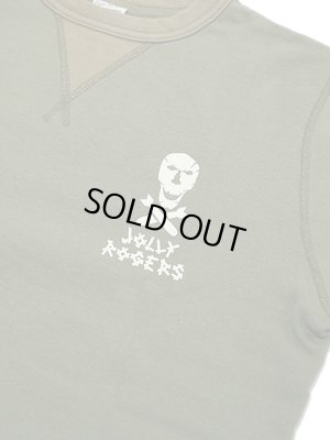 画像4: 【 BUZZ RICKSON'S（バズリクソンズ） 】 セットインクルースウェット SET-IN CREW SWEAT [ 90th BOMB.GROUP JOLLY ROGERS ]