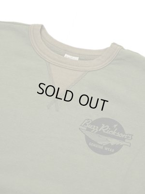 画像3: 【 BUZZ RICKSON'S×PEANUTS（バズリクソンズ×ピーナッツ） 】 スヌーピーセットインクルースウェット SNOOPY SET-IN CREW SWEAT [ TYPE A-3 CAP CLUB ]