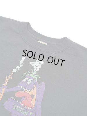 画像5: 【 BUZZ RICKSON'S（バズリクソンズ） 】 セットインクルースウェット SET-IN CREW SWEAT [ U.S. ARMY ] [ BLACK ]