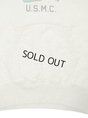 画像5: 【 BUZZ RICKSON'S（バズリクソンズ） 】 プルオーバースウェットパーカ HOODED PULL OVER SWEAT PARKA [ VMF-225 ] [ OATMEAL ]