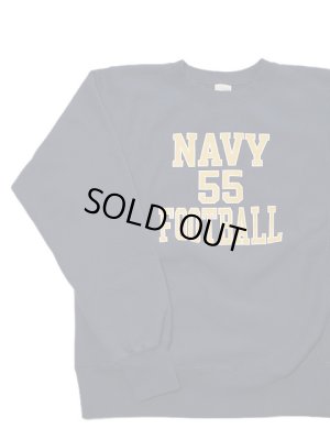 画像3: 【 BUZZ RICKSON'S（バズリクソンズ） 】 リバースウィーブスウェット REVERSE SWEAT CREW [ NAVY FOOTBALL ]