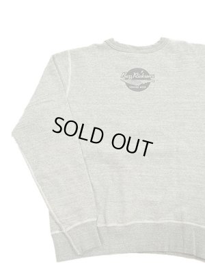 画像2: 【 BUZZ RICKSON'S × PEANUTS（バズリクソンズ × ピーナッツ） 】 スヌーピーセットインクルースウェット SNOOPY SET-IN CREW SWEAT [ U.S.NAVY ] [ H.GRAY ]