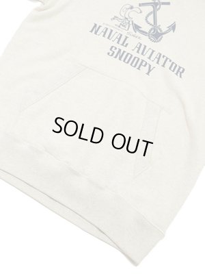 画像5: 【 BUZZ RICKSON'S × PEANUTS（バズリクソンズ × ピーナッツ） 】 スヌーピープルオーバースウェットパーカー [ SNOOPY HOODED PULL OVER SWEAT PARKA ] [ NAVAL AVIATOR ] [ OATMEAL ]