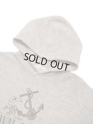 画像3: 【 BUZZ RICKSON'S × PEANUTS（バズリクソンズ × ピーナッツ） 】 スヌーピープルオーバースウェットパーカー [ SNOOPY HOODED PULL OVER SWEAT PARKA ] [ NAVAL AVIATOR ] [H.GRAY ]