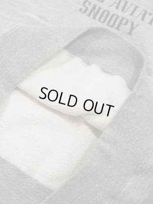 画像7: 【 BUZZ RICKSON'S × PEANUTS（バズリクソンズ × ピーナッツ） 】 スヌーピープルオーバースウェットパーカー [ SNOOPY HOODED PULL OVER SWEAT PARKA ] [ NAVAL AVIATOR ] [H.GRAY ]