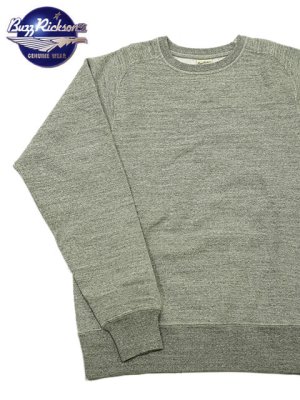 画像1: 【 BUZZ RICKSON'S（バズリクソンズ） 】 FREEDOM SLEEVE SWEAT SHIRT [ SOLID MODEL ] [ H.GRAY ]