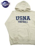 【 BUZZ RICKSON'S（バズリクソンズ） 】 スウェットパーカー SWEAT PARKA [ U.S. NAVAL ACADEMY ] [ OATMEAL ]