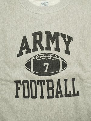 画像6: 【 BUZZ RICKSON'S（バズリクソンズ） 】 リバースウィーブスウェット REVERSE SWEAT CREW [ ARMY FOOTBALL ]